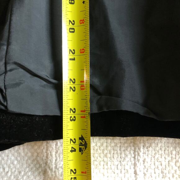 VTG 90s Cassandra Black Velvet Blazer Made in Japan Size 40 Medium Quiet Luxury - Picture 12 of 12